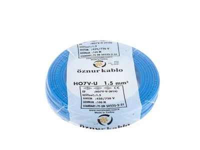 1,5 MM NYA ÖZNUR MAVİ KABLO 100 METRE 1,5 MM NYA ÖZNUR MAVİ KABLO 100 METRE